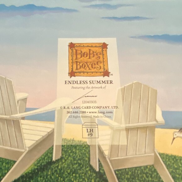 Set of 7 Decorative Storage boxes Bob’s Boxes “Endless Summer” box set NWOT - Picture 4 of 5